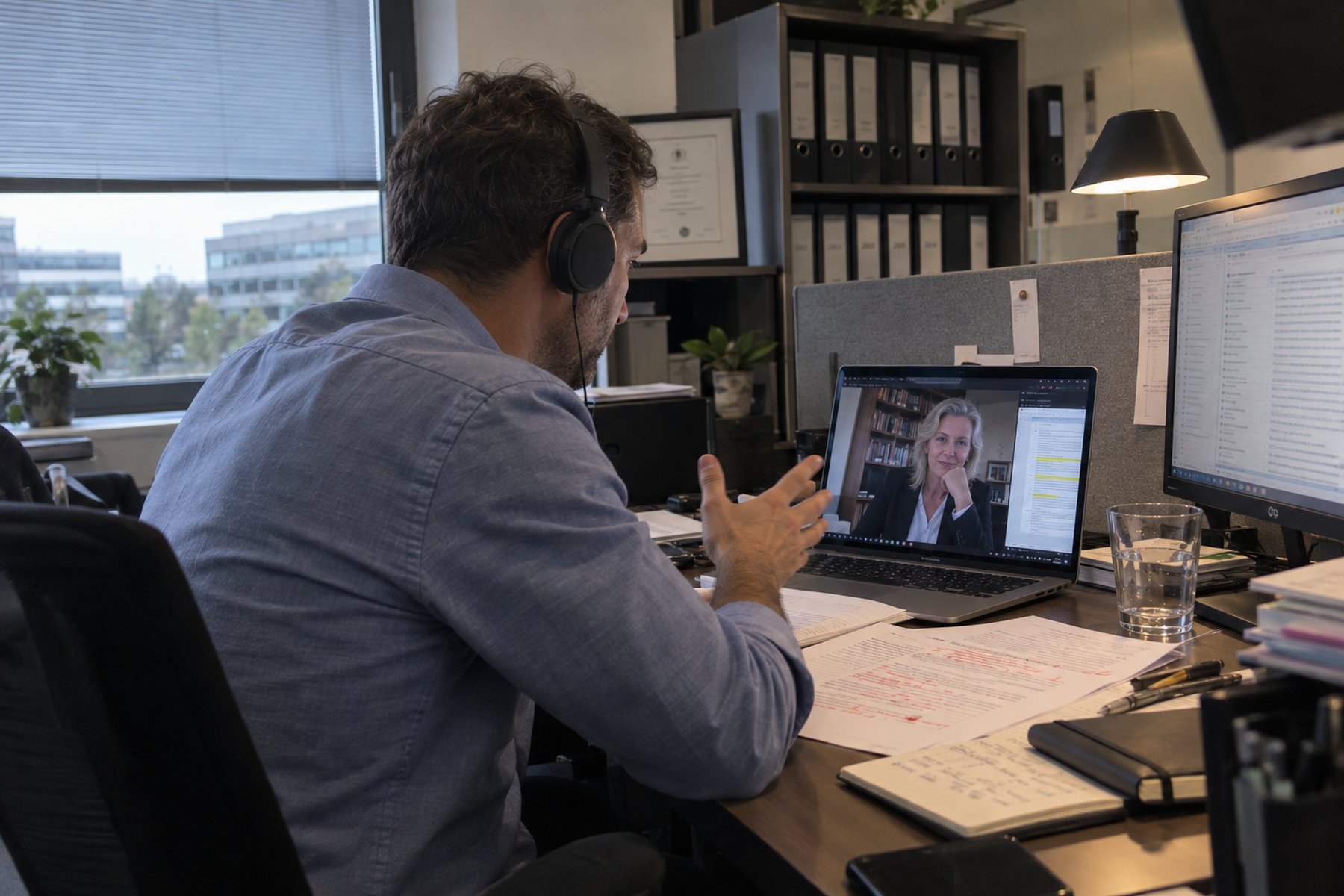 One-to-one video session with an English-speaking coach, a former lawyer