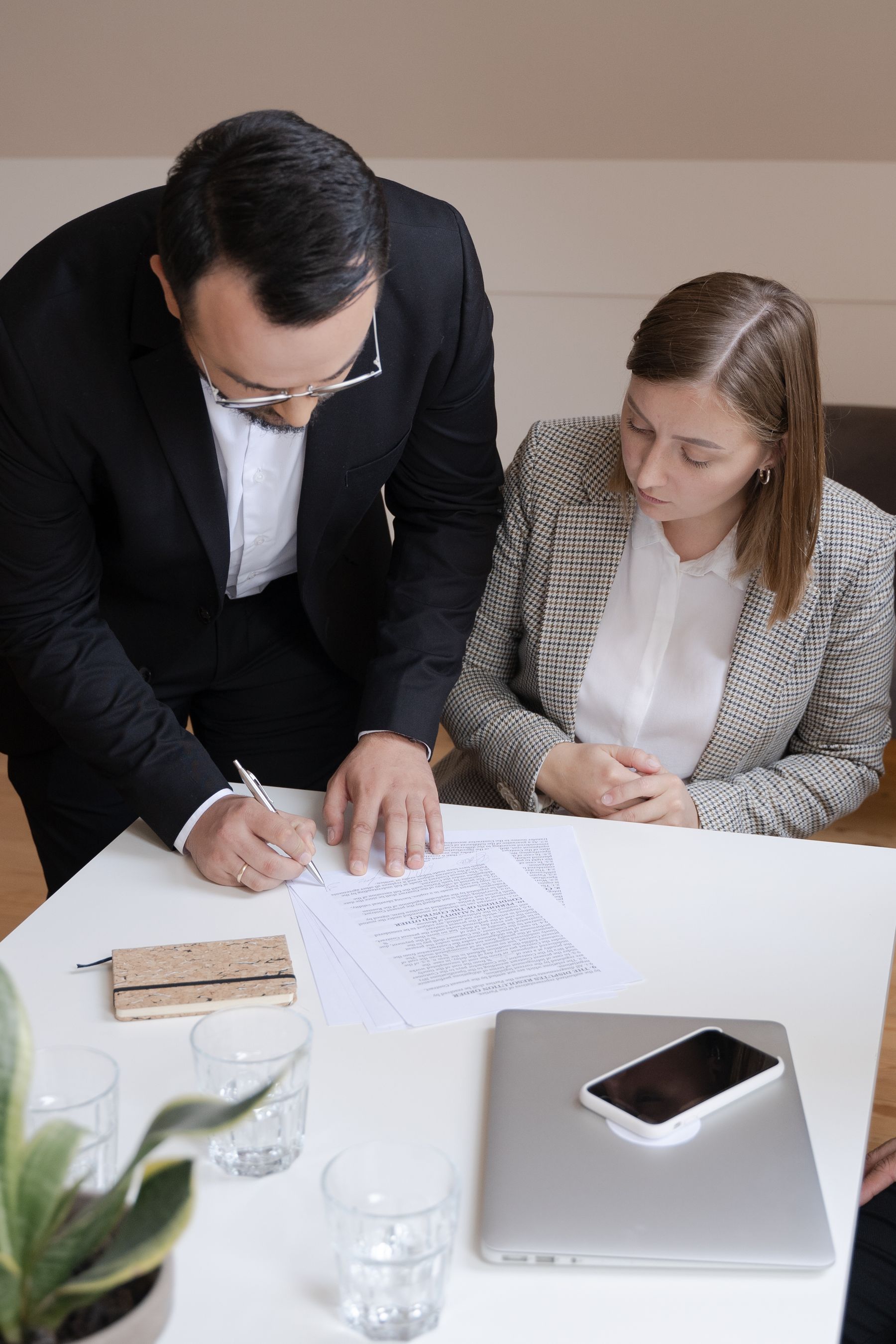 Signature d’un contrat lors d’une négociation