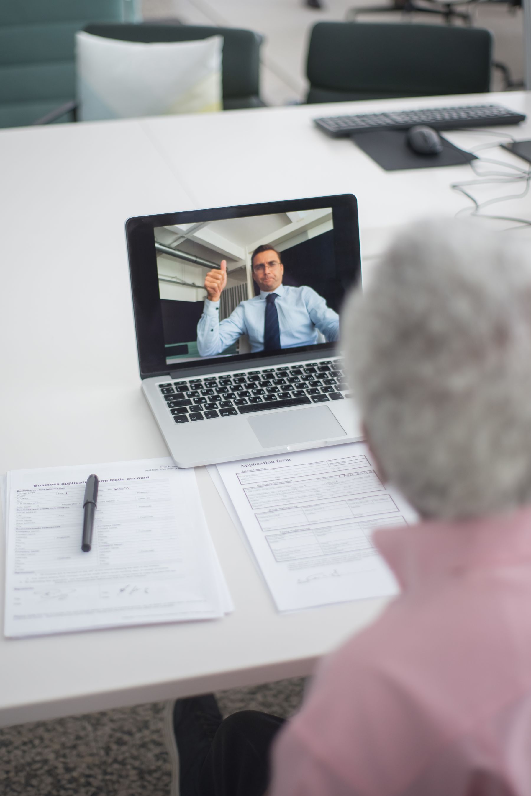 Séance de coaching en visioconférence